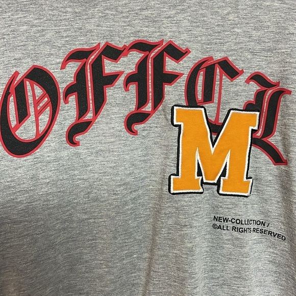 MAN Boohoo MAN Size XS Gray Offline Graphic Short Sleeve Soft And Stretchy Tee - Picture 2 of 6